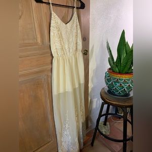 Ecote Cream Jumpsuit - Size 2